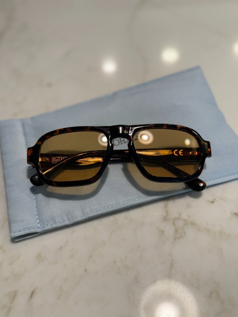 & Other Stories Square-Frame Aviator Sunglasses